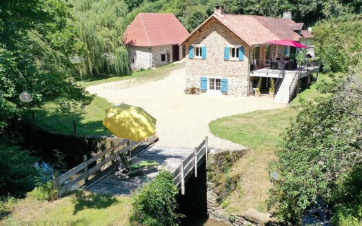 Luxurious 18th century water mill in the heart of Perigord Vert.