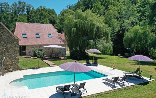 Luxurious 18th century water mill in the heart of Perigord Vert.
