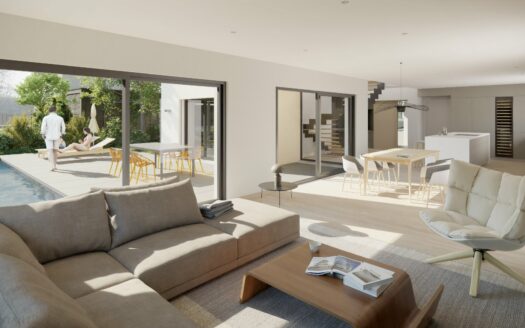 Individual house – 6 rooms – 5 bedrooms – 200m² – land of 1000 m²