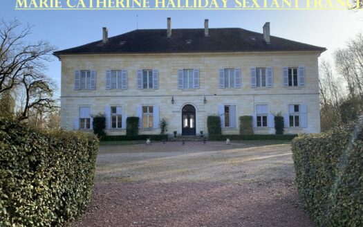 MAGNIFICENT CHATEAU ENCLOSED IN A PARADISE OF BOXWOOD CYPRESS HORMS AND ROSE BUSHES