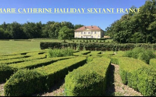 MAGNIFICENT CHATEAU ENCLOSED IN A PARADISE OF BOXWOOD CYPRESS HORMS AND ROSE BUSHES