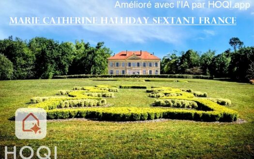 MAGNIFICENT CHATEAU ENCLOSED IN A PARADISE OF BOXWOOD CYPRESS HORMS AND ROSE BUSHES