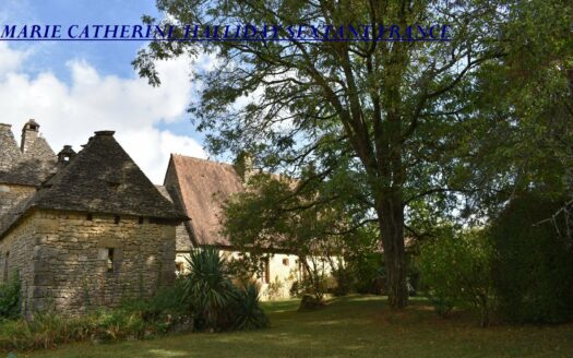 SUPERB PERIGOURDINE BUILDING WITH ITS TOWER AND TENNIS COURTS
